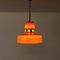 Orange Glass Ceiling Lamp, 1960s 7