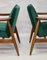 Green Velvet Model GFM-87 Lounge Chairs by Juliusz Kedziorek for Gościcińskie Fabryki Mebli, 1960s, Set of 2 6