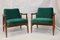 Green Velvet Model GFM-87 Lounge Chairs by Juliusz Kedziorek for Gościcińskie Fabryki Mebli, 1960s, Set of 2 14