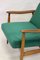 Green Velvet Model GFM-87 Lounge Chairs by Juliusz Kedziorek for Gościcińskie Fabryki Mebli, 1960s, Set of 2 2