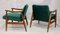 Green Velvet Model GFM-87 Lounge Chairs by Juliusz Kedziorek for Gościcińskie Fabryki Mebli, 1960s, Set of 2, Image 9