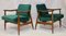 Green Velvet Model GFM-87 Lounge Chairs by Juliusz Kedziorek for Gościcińskie Fabryki Mebli, 1960s, Set of 2 15