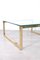 Brass-Plated Metal and Glass Coffee Table, 1970s, Image 13