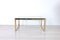 Brass-Plated Metal and Glass Coffee Table, 1970s 5