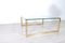 Brass-Plated Metal and Glass Coffee Table, 1970s, Image 8
