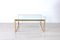 Brass-Plated Metal and Glass Coffee Table, 1970s 4