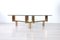Brass-Plated Metal and Double Glass Coffee Table, 1970s 12