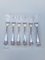 Silvered Metal Forks from Christofle, 1980s, Set of 6, Image 1