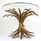 Hollywood Regency Gilded Sheaf of Wheat Coffee Table in the Style of Coco Chanel, 1960s 3