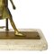 Vintage Neoclassical Marble Foot Table Lamp with Egyptian Warrior, Image 10
