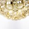 Mid-Century Glass and Brass Bubble Pendant Lamp by Helena Tynell and Heinrich Gantenbrink for Glashütte Limburg, Image 5