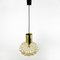Mid-Century Glass and Brass Bubble Pendant Lamp by Helena Tynell and Heinrich Gantenbrink for Glashütte Limburg, Image 2