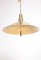 Mid-Century Brass Ceiling Lamp by T.H. Valentiner, 1960s 8