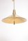 Mid-Century Brass Ceiling Lamp by T.H. Valentiner, 1960s, Image 8