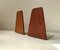 Mid-Century Teak Bookends from FM Møbler, 1960s, Set of 2, Image 1