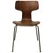 Grey Base Model 3103 Dining Chair by Arne Jacobsen for Fritz Hansen, 1960s 1