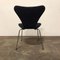 Black Model 3107 Butterfly Dining Chairs by Arne Jacobsen for Fritz Hansen, 1970s, Set of 3 4