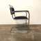 Chaises de Salon Tubulaires Noires, Pays-Bas, 1930s, Set de 2 3