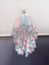 Multicolored Murano Glass Triedri Chandelier, 1980s 5