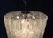 Lámpara de araña grande tubular de cristal de Murano con tres niveles, años 80, Imagen 9