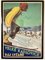 Art Deco Ski Resort Werbeplakat, 1930er 5
