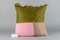 Pastel Mohair Patchwork Cushion by Dinsh London, Image 1