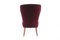 Small Italian Velvet Camera Armchair, 1950s, Image 5