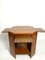Teak Side Table with Extendable Top, 1970s 5
