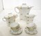 Art Deco Coffee Service in Porcelain with Gilded Graphic Decoration from Epiag, 1920s, Set of 7 18