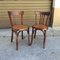 French Bistro Chairs from Baumann, 1940s, Set of 2 1