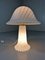 Große Gestreifte Glas Mushroom Tischlampe von Peill & Putzler, 1970er 20
