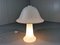 Lampada da tavolo grande a fungo in vetro a strisce di Peill & Putzler, Germania, anni '70, Immagine 5