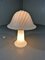 Grande Lampe de Bureau Champignon en Verre à Rayures de Peill & Putzler, Allemagne, 1970s 2