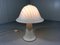 Grande Lampe de Bureau Champignon en Verre à Rayures de Peill & Putzler, Allemagne, 1970s 6