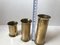 Danish Cylindrical Brass Tea Light Holders, 1970s, Set of 3, Image 5