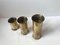 Danish Cylindrical Brass Tea Light Holders, 1970s, Set of 3, Image 3