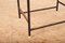 Mid-Century Black Tubular Steel and Solid Teak Top Side Table, Image 7