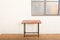 Mid-Century Black Tubular Steel and Solid Teak Top Side Table, Image 13