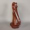 Danish Teak Sculpture on Base with Representation of a Mermaid, 1950s 4