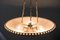 Brass and Crystal Uplight Chandelier by J. T. Kalmar, 1950s, Image 20