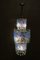 Mid-Century Blue Glass Ceiling Lamp, 1970s, Image 7