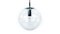 Large Mid-Century Glass Globe Ceiling Lamp from Raak 2