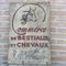 Vintage French Market Sign, 1950s 1