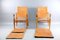Vintage Cognac Leather Safari Lounge Chairs by Wilhelm Kienzle for Wohnbedarf, Set of 2 2