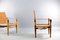 Vintage Cognac Leather Safari Lounge Chairs by Wilhelm Kienzle for Wohnbedarf, Set of 2, Image 16