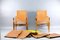 Vintage Cognac Leather Safari Lounge Chairs by Wilhelm Kienzle for Wohnbedarf, Set of 2, Image 15