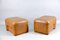 Vintage Brown Leather Ottomans from de Sede, Set of 2 5
