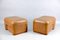 Vintage Brown Leather Ottomans from de Sede, Set of 2 6