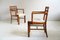 French Oak Armchairs, 1950s, Set of 2 6