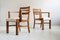 French Oak Armchairs, 1950s, Set of 2, Image 3